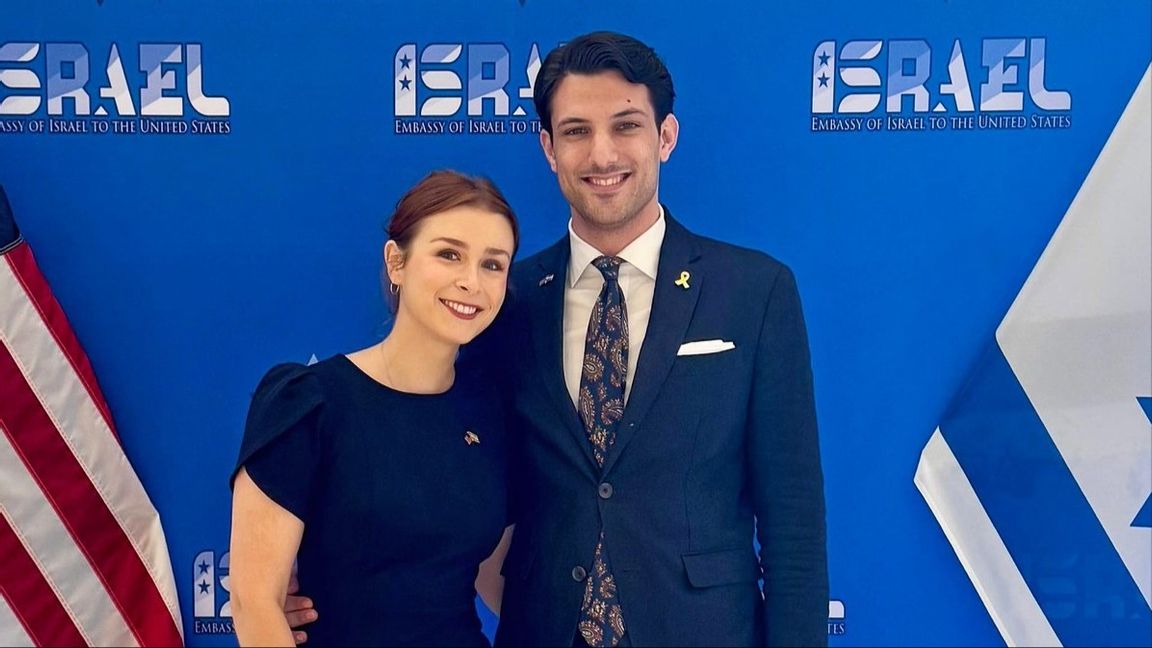 Sarah Milgrim och Yaron Lischinsky mördades av en propalestinsk aktivist. Foto: X