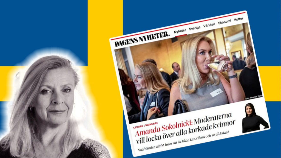 Birgitta Sparf envisas med att tänka själv, och är inte så politiskt inkorrekt som det är korrekt att vara. Foto: Dagens nyheter, 22-04-2026