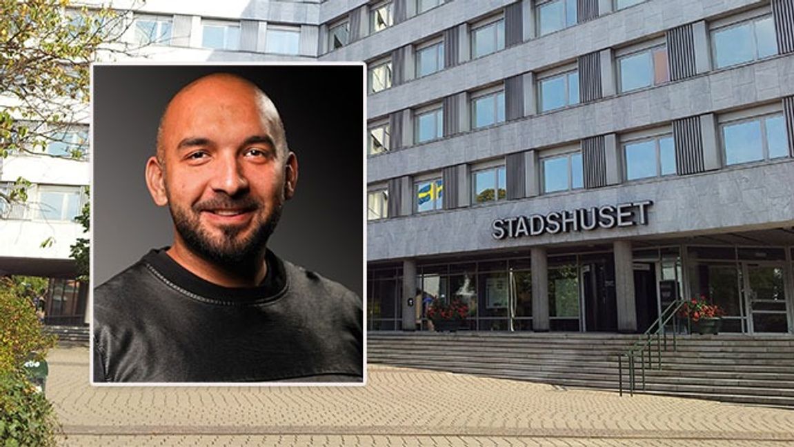 Marek Lakatos och Malmö stadshus. Bild: Malmö stad/Mrkommun/CC BY-SA 3.0