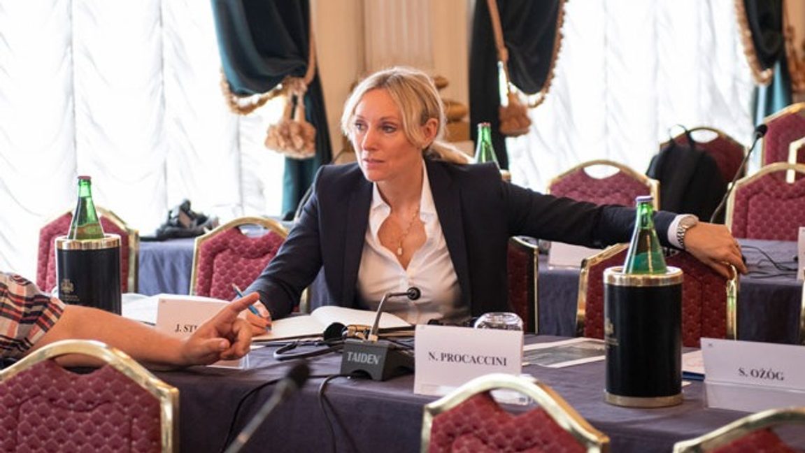 Jessica Stegrud (SD). Foto: European Conservatives and Reformists Group Making Europe Work Again, CC BY 2.0.