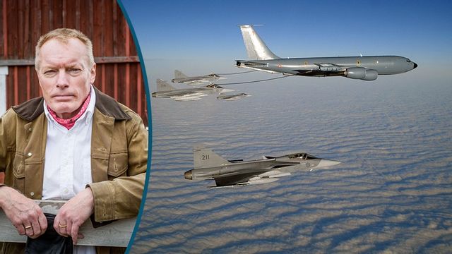 Israel har övat lufttankning över Medelhavet. På bilden Gripen-plan. Foto: Gustav Mårtensson / F21/Försvarsmakten