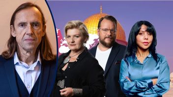 Cecilia Uddén, Johan Mathias Sommarström och Samar Hadrous. Foto: Skärmavbild från SR.