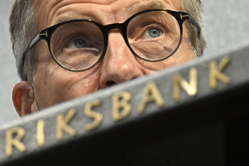 Riksbankens chef Erik Thedéen kommer med ett nytt räntebesked. Arkivbild. Foto: Fredrik Sandberg/TT