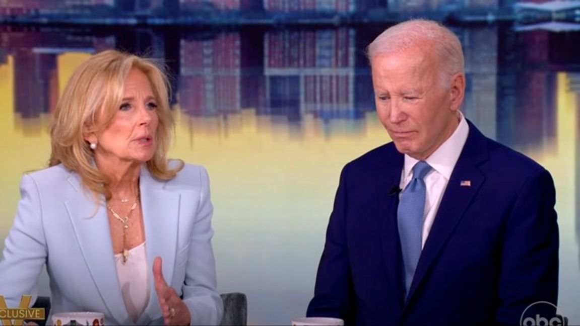 Jill Biden grep in och svarade när Joe Biden inte förmådde. Foto: ABC