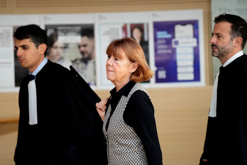 Gisèle Pelicot vid domstolen i Avignon i oktober. Foto: Lewis Joly/AP/TT