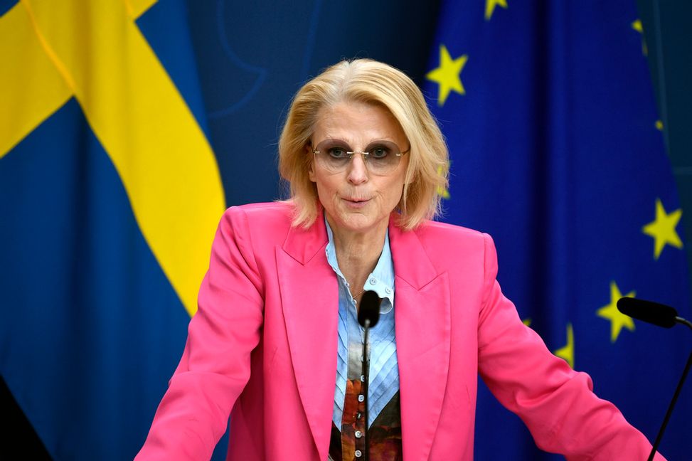 Finansminister Elisabeth Svantesson (M). Arkivbild Viktoria Bank/TT