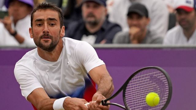 Marin Cilic tvingas tacka nej till Wimbledon efter att ha smittats med covid-19. Arkivbild. Foto: Alberto Pezzali AP/TT