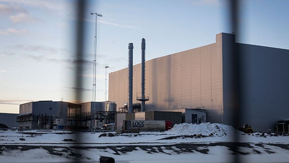 Northvolts batterifabrik. Bild: Judit Nilsson SVD / TT 