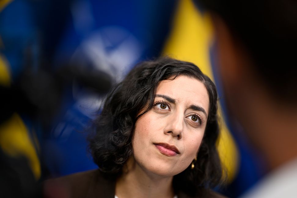 Utbildnings- och integrationsminister Simona Mohamsson (L) ser allvarligt på Skolverkets nya rapport. Arkivbild. Foto: Pontus Lundahl/TT