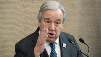 FN:s generalsekreterare António Guterres. Foto: Henrik Montgomery/TT