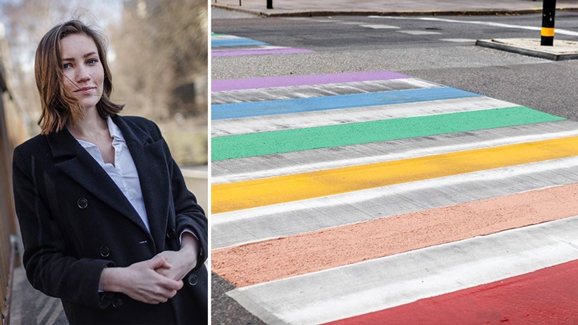 ”Spännande prioriteringar att göra gaturummet till plakat för symbolpolitik”, säger Nike Örbrink (KD) om det rödgröna styrets nya satsning. Foto: Linus Sundahl-Djerf/SVD/TT/Christine Olsson/TT