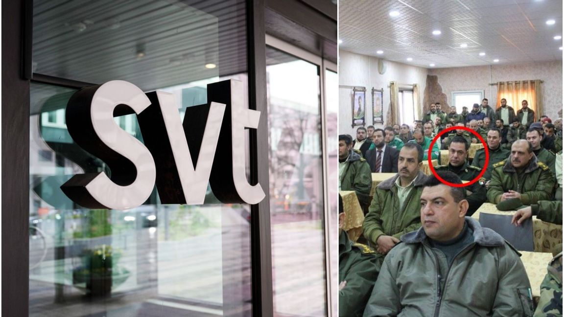 SVT citerade Hussam Abu Safyia. Foto: Jessica Gow/TT/Skärmdump X