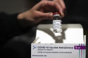 Vaccinet från AstraZeneca.
Foto: Daniel Cole/AP