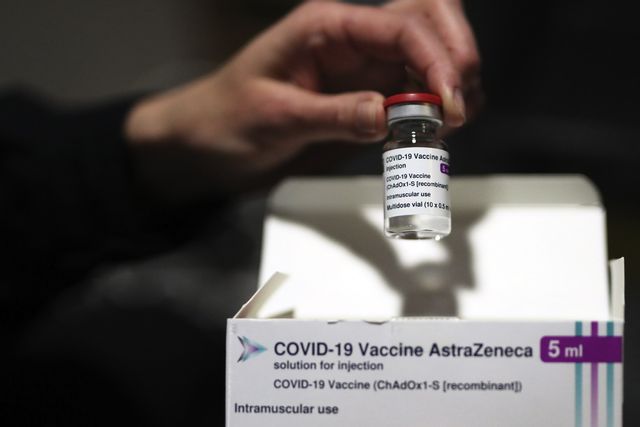 Vaccinet från AstraZeneca.
Foto: Daniel Cole/AP
