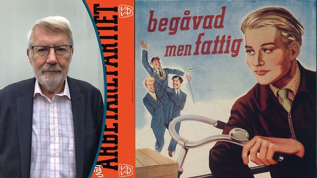 En socialdemokratisk affisch från 1948 som predikar meritokrati. Foto: SAP (public domain)