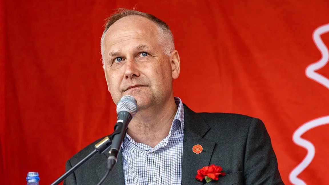 Jonas Sjöstedt (V). Foto: Jesper Sandström from Göteborg, Sweden, CC BY 2.0, via Wikimedia Commons
