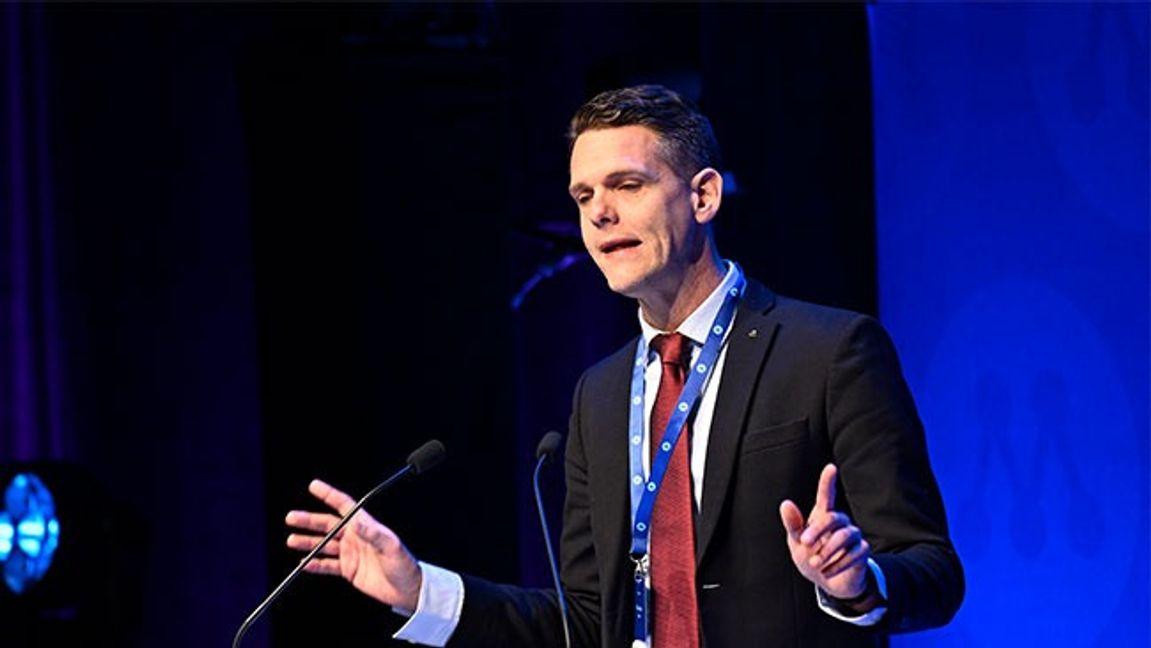 Christofer Fjellner (M). Foto: Pontus Lundahl/TT