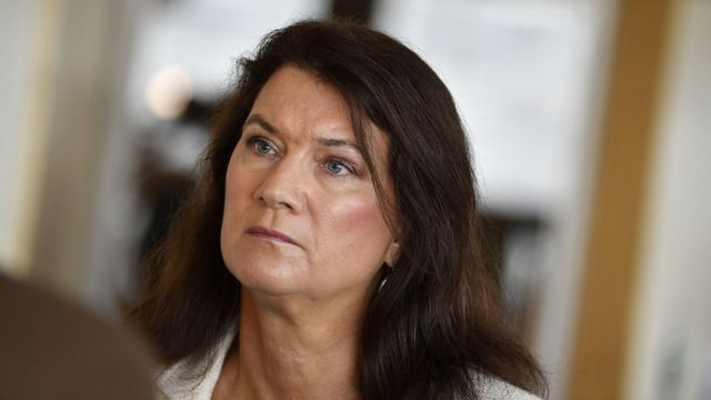 Utrikesminister Ann Linde (S) besöker Mellanöstern. Bild från ett annat tillfälle. Foto: Pontus Lundahl/TT.