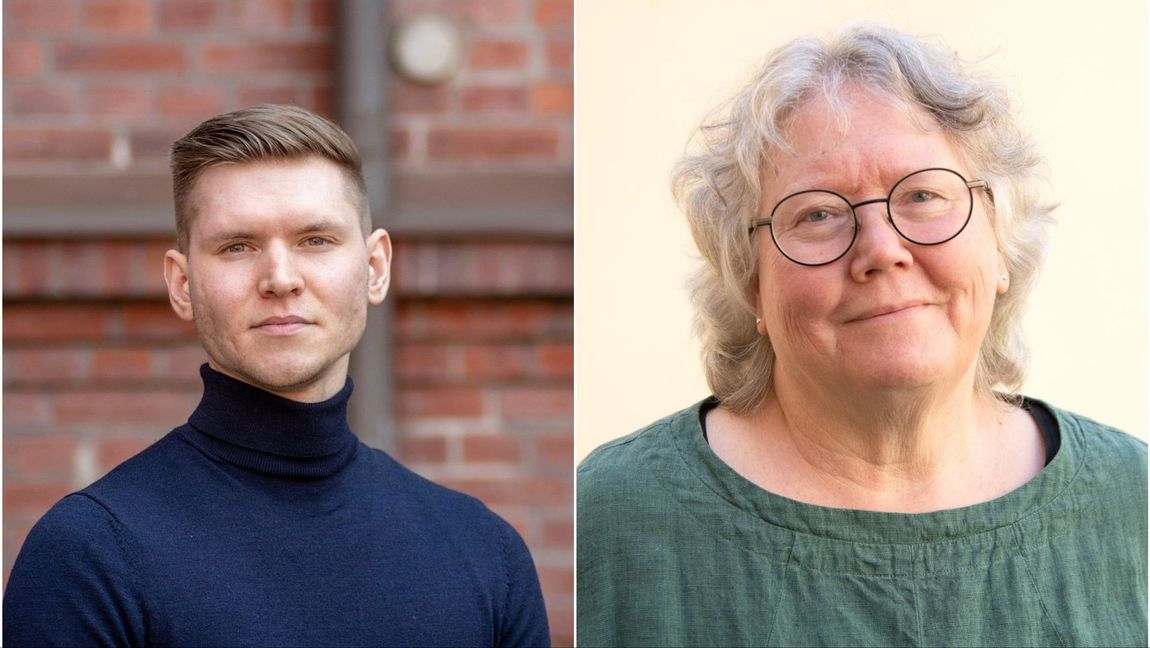 Markus Allard (ÖP) och Eva Ströman (S). Foto: Facebook/Örebro kommun