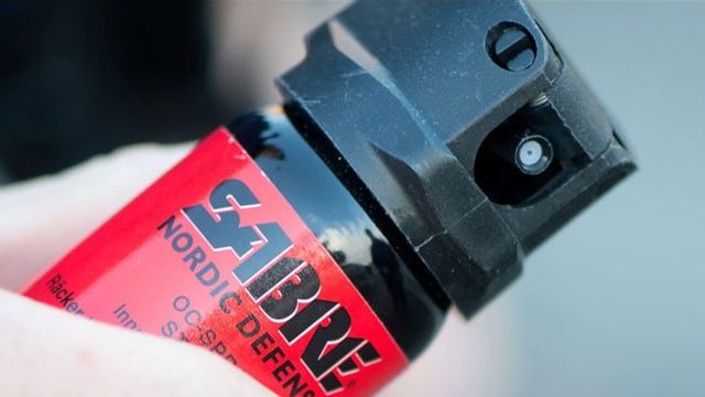 Försäljningen av försvarssprayer har skjutit i höjden efter julhelgens mord. Genrebild.  Foto: Fredrik Sandberg/ TT.