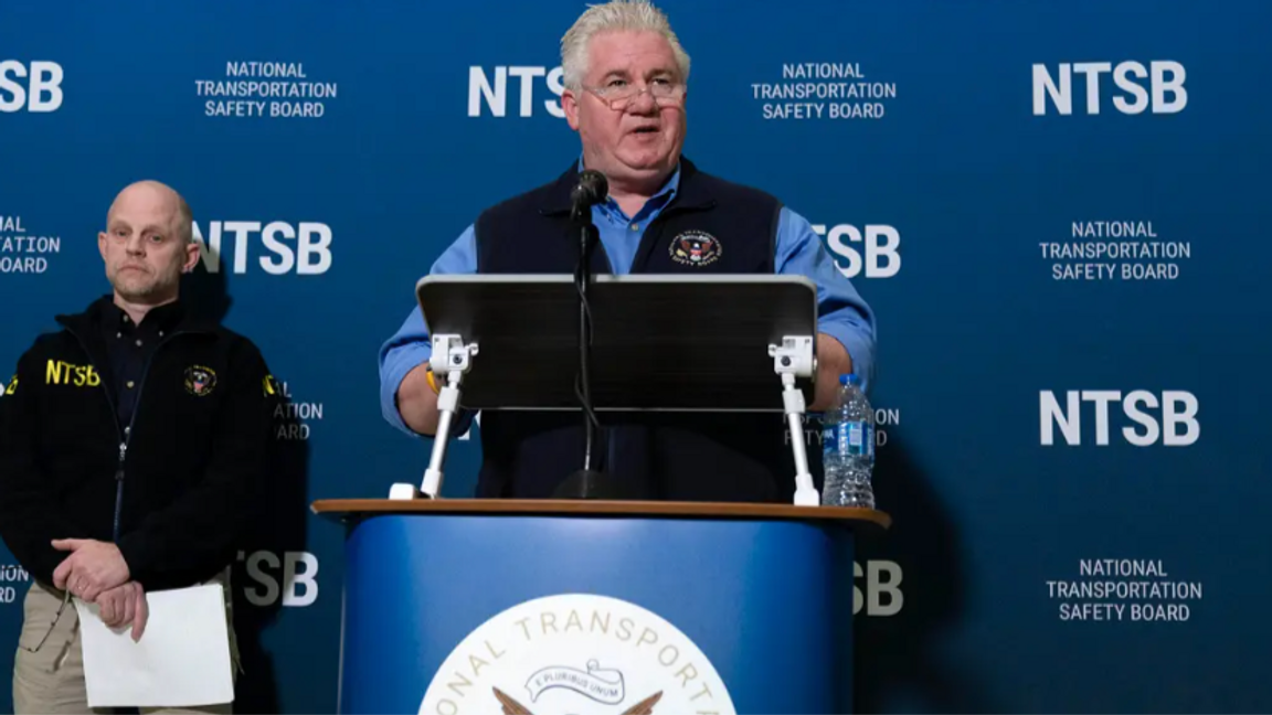 NTSB:s talesperson Todd Inman. Foto: Jose Luis Magana/AP/TT