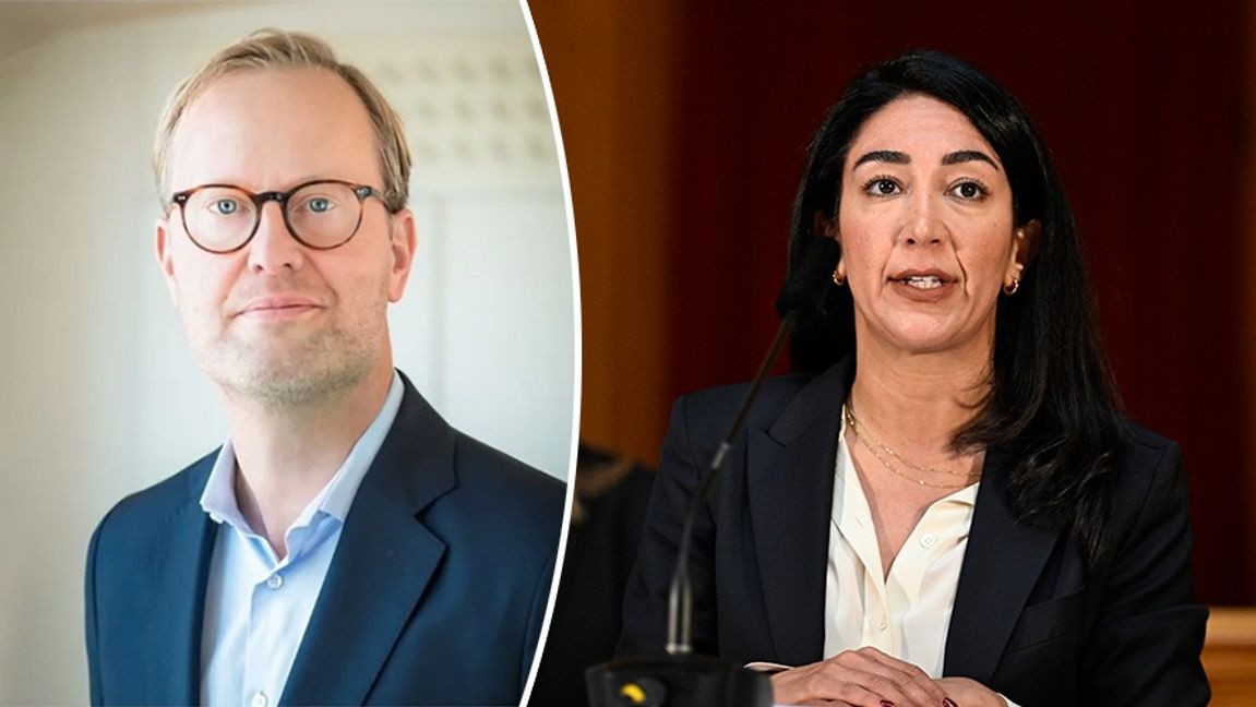 – Man får se hennes angrepp mest utifrån den nervositet det skapar att mycket står på spel, säger Stefan Stern om X-bataljen med Lawen Redar (S). Foto: Privat/Pontus Lundahl/TT