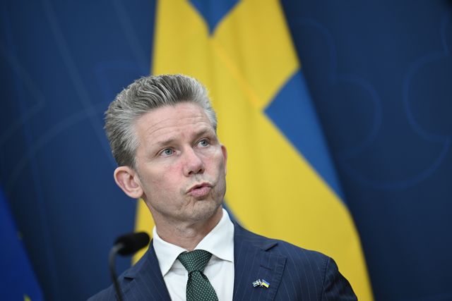 Försvarsminister Pål Jonson (M). Arkivbild Pontus Lundahl/TT