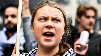 Greta Thunberg i blåsväder. Arkivbild. Foto: Anders Wiklund/TT