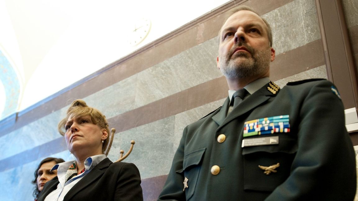 Före detta generalmajoren och arméchefen Anders Brännström. Foto: Maja Suslin/AP/TT 
