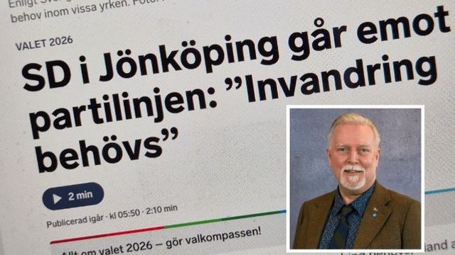 Jan-Ove Lipponen (SD). Foto: SD/Faksimil Sveriges Radio.