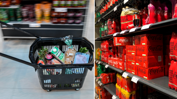 Allt fler svenskar kollar nu ursprungsland när de handlar. Enligt en ny undersökning från Verian väljer nästan var tredje svensk bort amerikanska produkter. Foto: Anders Wiklund/Virginia Mayo/AP/TT