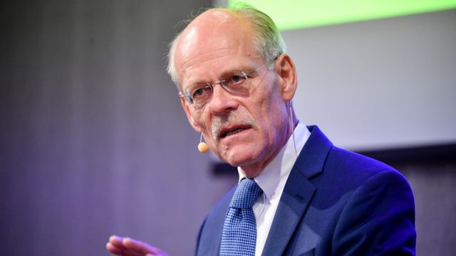 Riksbankschef Stefan Ingves förklarar räntebeskedet. Arkivbild. Foto: Henrik Montgomery/TT.