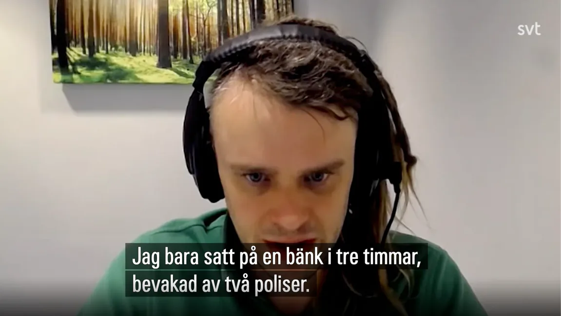 Ryskt par tältade i skogen – sitter nu i förvar