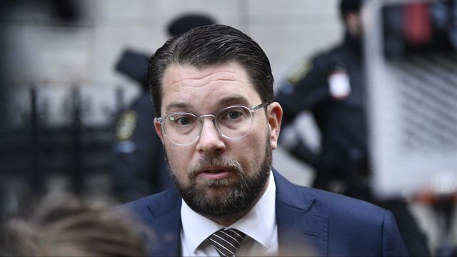 Sverigedemokraternas partiledare Jimmie Åkesson. Foto: Lars Schröder/TT