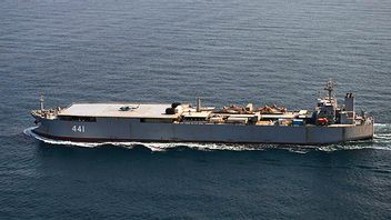 n this handout photo from the Royal Danish Air Force, the Iranian navy vessel Makran is seen sailing through the Baltic Sea off the island of Bornholm, a Danish island in the Baltic Sea off the south coast of Sweden, on Thursday, July 22, 2021. The Danish military said Thursday it spotted an Iranian destroyer and a large support vessel sailing through the Baltic Sea, likely heading to Russia for a military parade in the coming days. Photo: Royal Danish Air Force