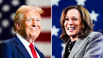 Donald Trump och Kamala Harris möts i en ”envig” på valdagen. Foto: AP