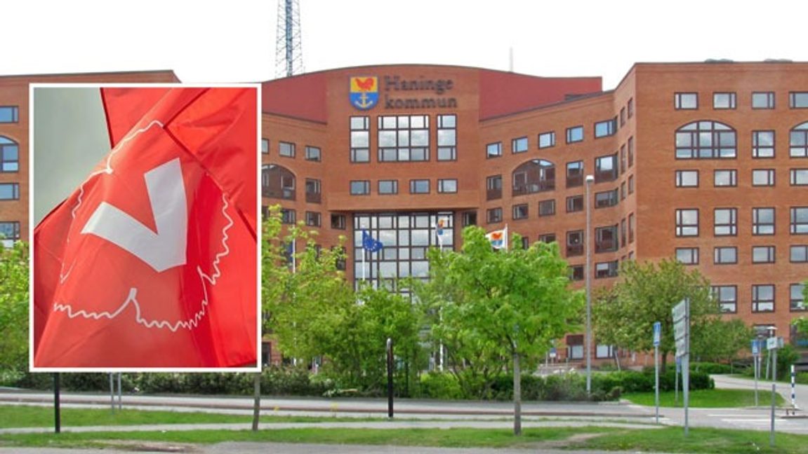 Vänsterpartiet i Haninge blir utan kommunalt partistöd 2027. Foto: Vänsterpartiet/Press och Larske/Wikimedia Commons (CC BY-SA 3.0).