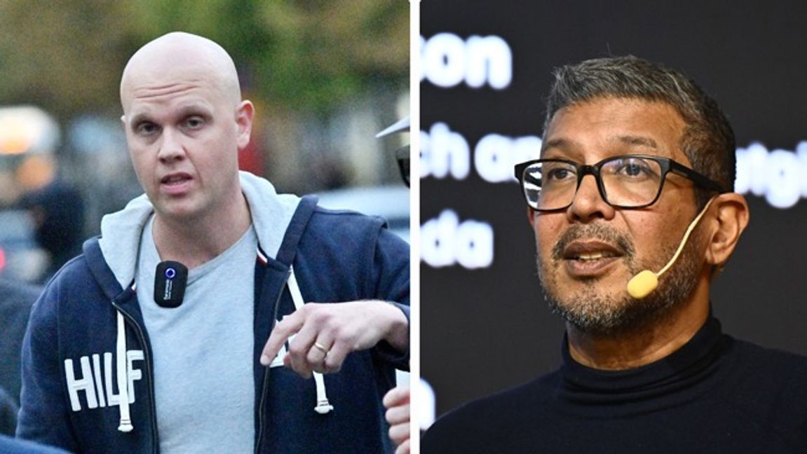 Joakim Lamotte och Fredrick Malmberg. Foto: Johan Nilsson/TT/Christine Olsson/TT