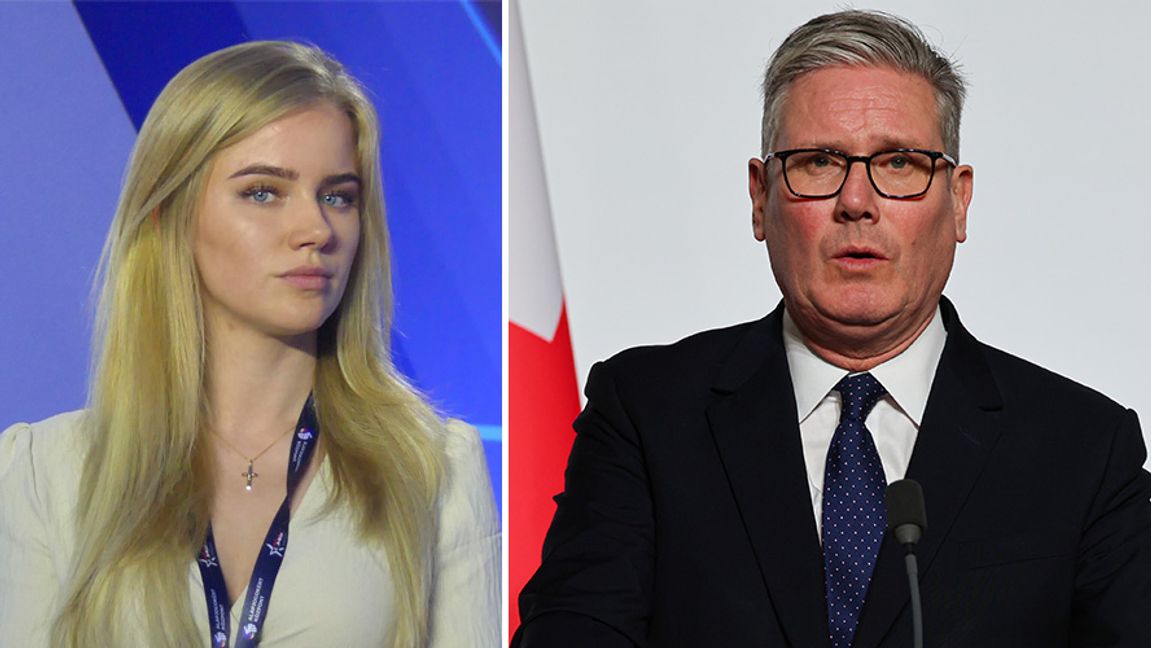 Eva Vlaardingerbroek och Keir Starmer. Foto: Elekes Andor & Cifras Confiables/CC BY-SA 4.0/Ludovic Marin/AP/TT