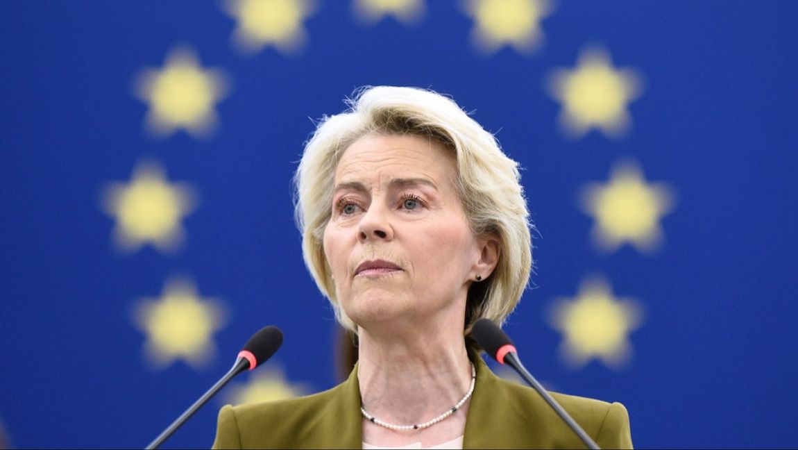 EU-kommissionens ordförande Ursula von der Leyen. Foto: Pascal Bastien/AP/TT
