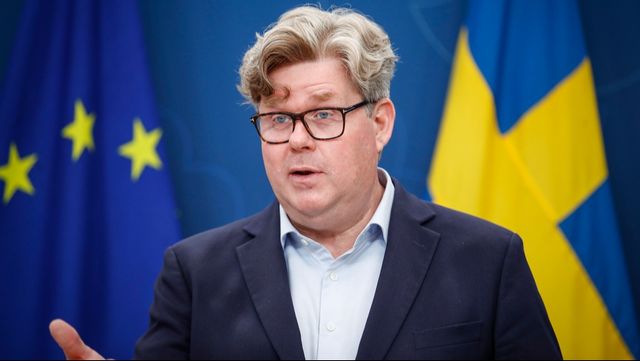 Justitieminister Gunnar Strömmer (M) tog på måndagen emot en utredning om skärpta regler för unga lagöverträdare. Arkivbild. Foto: Caisa Rasmussen/TT