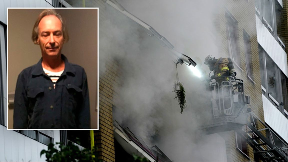 Mark Lorentzon är anhållen i sin frånvaro misstänkt för explosionen i flerfamiljshuset i Göteborg. Foto: Polisen/Björn Larsson Rosvall/TT 