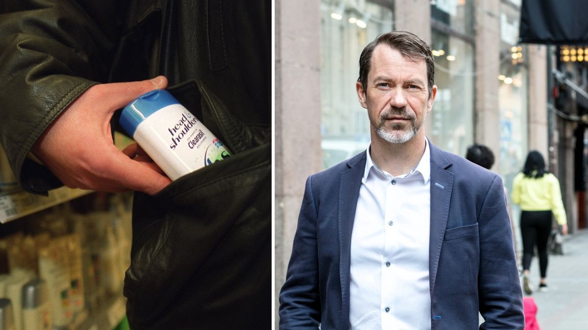 Per Geijer, säkerhetschef på Svensk Handel, tror att en minskning av antalet butiksbrott i det fjärde kvartalet 2020 kan förklaras med att pandemin fick färre personer att besöka butikerna. Foto: Peter Lydén/TT/Svensk Handel.