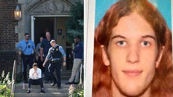 Till vänster, borgmästaren Jacob Frey sitter på trappstegen utanför skolan. Till höger: Massmördaren Robin Westman, som trodde att han var kvinna. Foto: AP/Privat