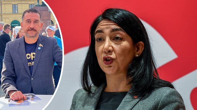 Mohammadreza Pakmehr (SD) och Lawen Redar (S). Foto: Privat/Jakob Åkersten Brodén/TT