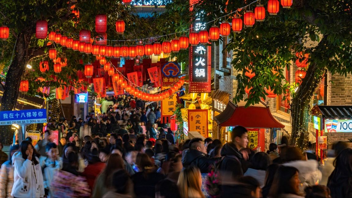 Deflation spökar i Kina. Arkivbild. Foto: CHINATOPIX VIA AP/TT