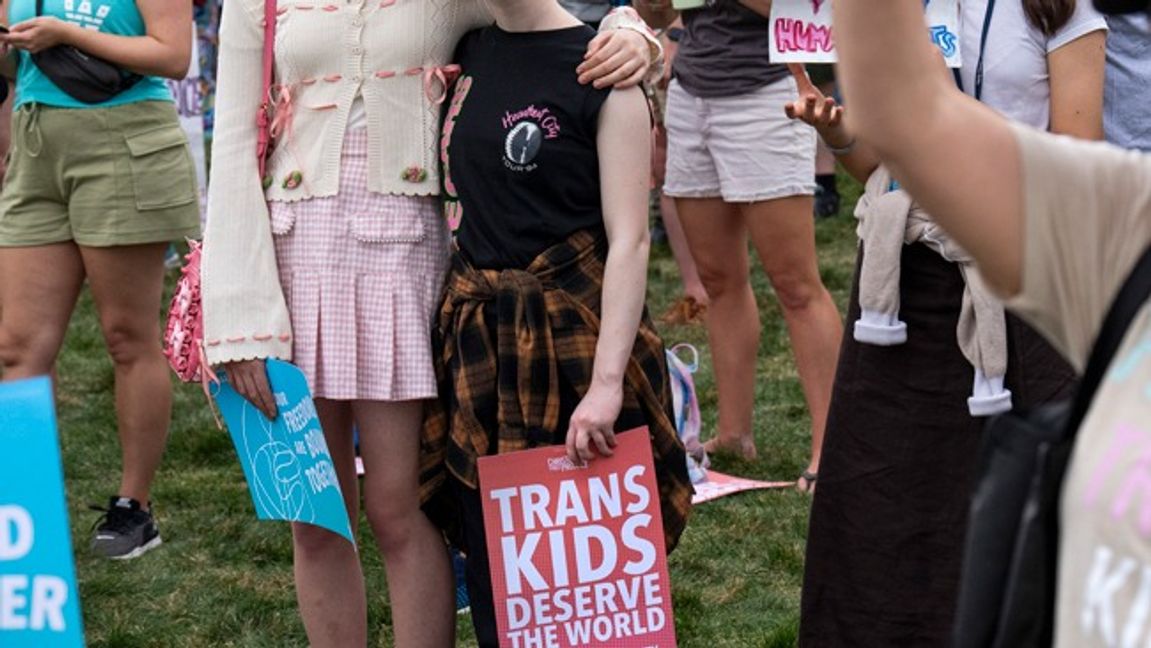 Färre unga amerikaner tror att de är i fel kön. Foto: AP