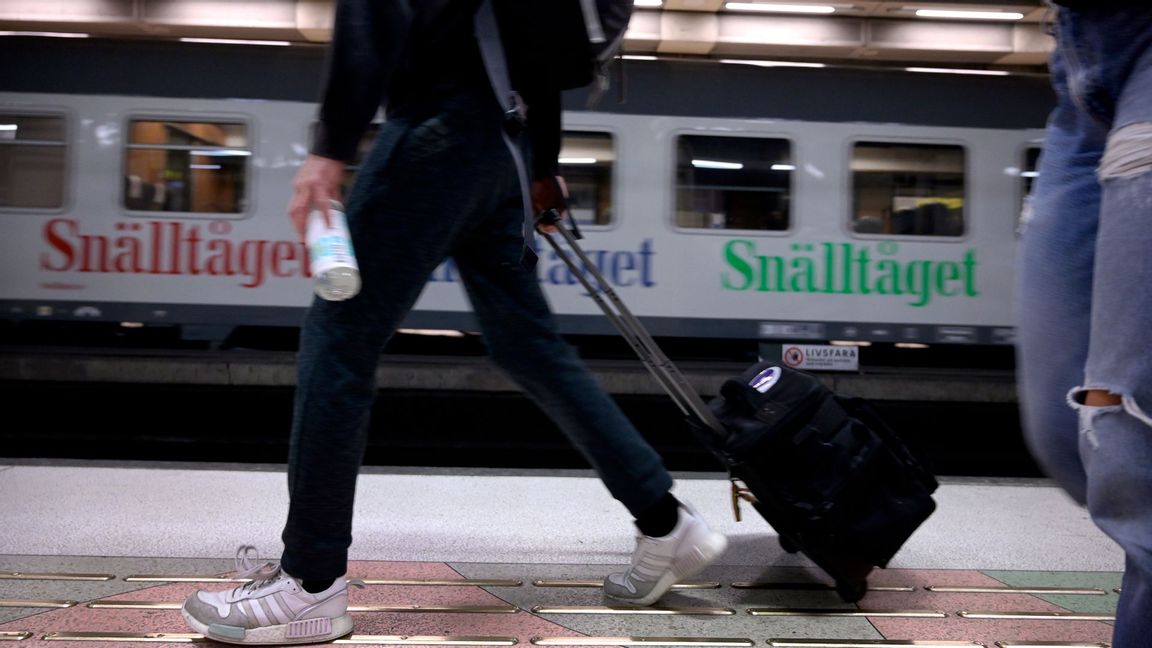 Genrebild. Ett Snälltåg stod stilla i Linköping från onsdagskvällen till torsdagsmorgonen på grund av signalfel. Foto: Janerik Henriksson/TT