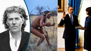 Hur gick vi från jägar och samlar-samhällen till insvärningsceremonier i Vita Huset? Foto: White House photo by Lawrence Jackson (public domain) / Andy Maano (CC BY-SA 4.0)