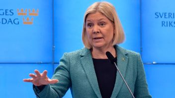 För ovanlighetens skull granskades Magdalena Andersson. Foto: Axel Narving/TT 